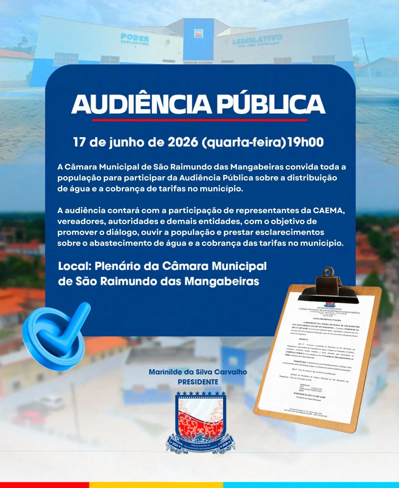 CONVITE DE AUDIÊNCIA PUBLICA
